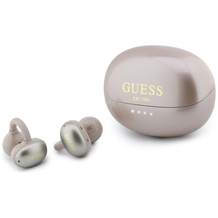 Guess Trådlös Hörlurar In-Ear Metalic Classic Logo - Rosa