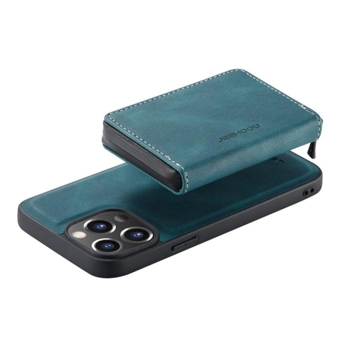 JEEHOOD - JEEHOOD 2-in-1 Hybrid Mobilskal med för iPhone 13 Pro - Blå