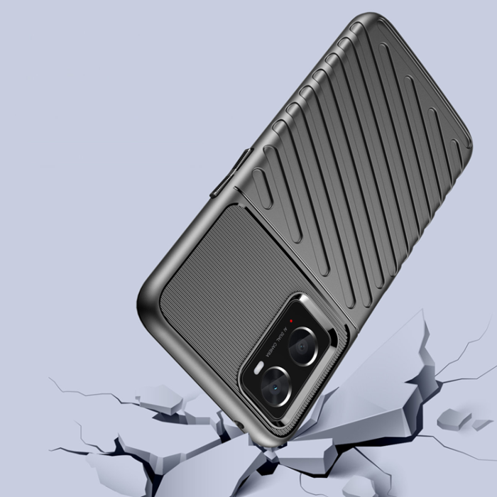 OEM - Realme 9i/Oppo A76/A36 Mobilskal Thunder Armored - Svart