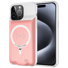 Tech-Protect - iPhone 15 Pro Max Batteriskal Magsafe 8500mAh - Rosa