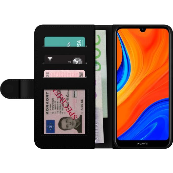 iSecrets - Plånboksfodral till Huawei Y6s (2019) med Neon Varg
