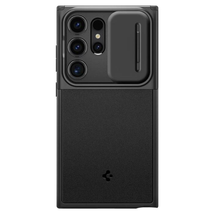 Spigen - Spigen Galaxy S24 Ultra Mobilskal Optik Armor - Svart