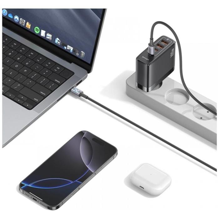 USAMS - USAMS USB-C Till USB-C Kabel 240W 1.2m Huan - Titan