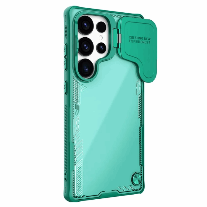 Nillkin - Nillkin Galaxy S25 Ultra Mobilskal Iceblade Prop Kickstand - Grön