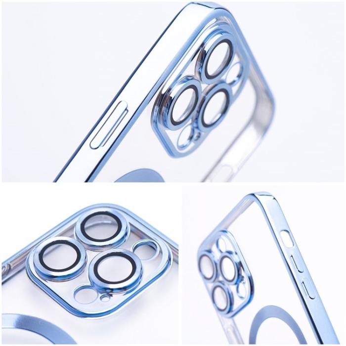 A-One Brand - Mobilskal För iPhone 18 Pro Max/17 Pro Max Magsafe Electro - Himmelsblå