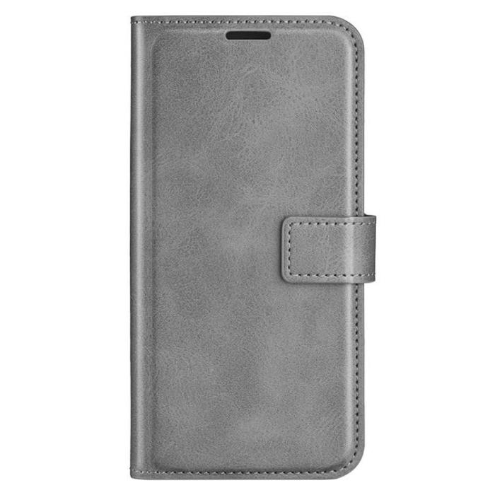 OEM - iPhone 15 Pro Max Plånboksfodral Calf Flip Folio - Grå