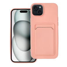 OEM - iPhone 15 Plus Mobilskal Korthållare - Rosa