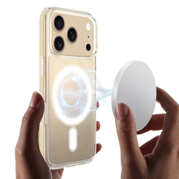 WANLONFENG - WANLONFENG iPhone 17 Pro Max Mobilskal MagSafe LM2 - Clear