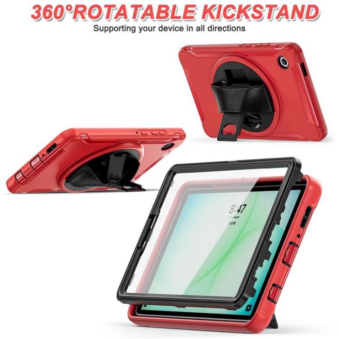 A-One Brand - Galaxy Tab A11 Mobilskal Rotary Kickstand med Handrem