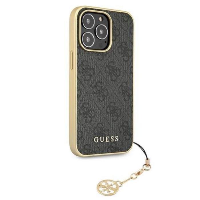 Guess - Guess iPhone 13 Pro Max Mobilskal Charms Collection - Grå