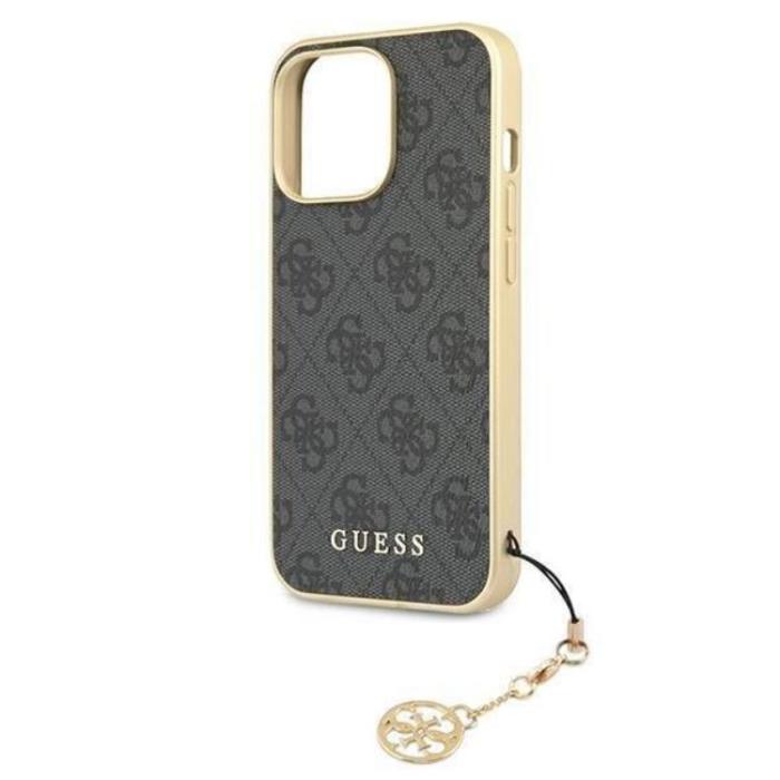Guess - Guess iPhone 13 Pro Max Mobilskal Charms Collection - Grå