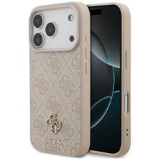 Guess - Guess iPhone 17 Pro Mobilskal MagSafe 4G Small Classic Logo - Rosa