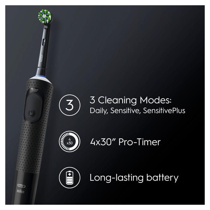 Oral B - ORAL B Eltandborste Vitality Pro Black Extra Refill