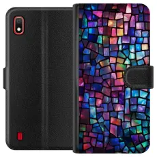 Gustaf - Pl&aring;nboksfodral till Samsung Galaxy A10 med Disco