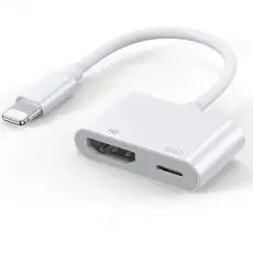 OEM - Lightning till HDMI Adapter 5V, 1A - Vit