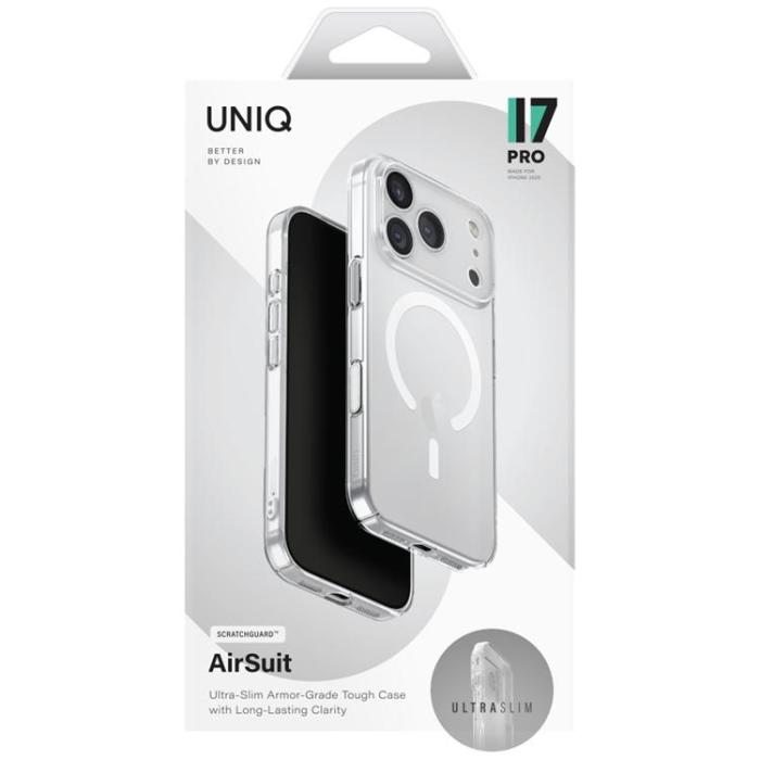 UNIQ - UNIQ iPhone 17 Pro Mobilskal MagSafe Airsuit - Transparent