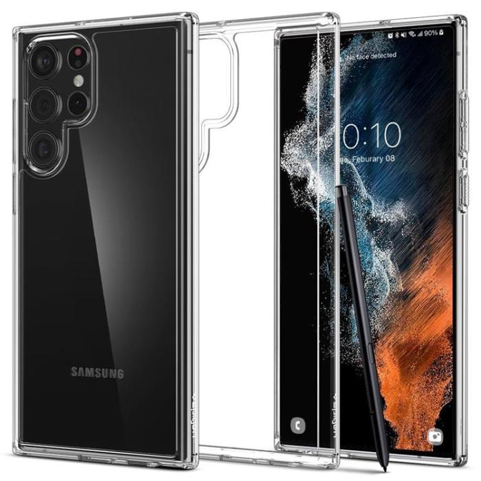 UTGATT1 - Spigen Ultra Hybrid Skal Galaxy S22 Ultra - Kristallklart