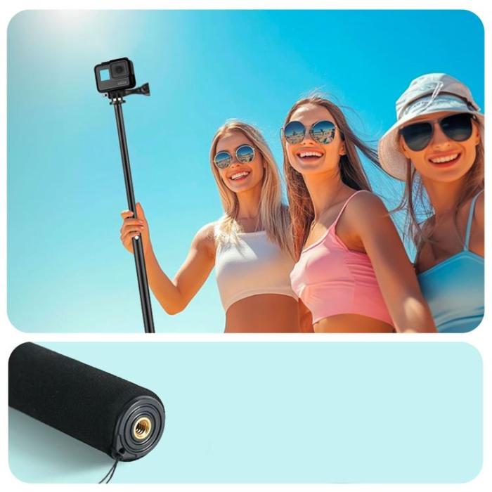 Tech-Protect - Tech-Protect Monopad/Selfie Stick GoPro/DJI - Svart