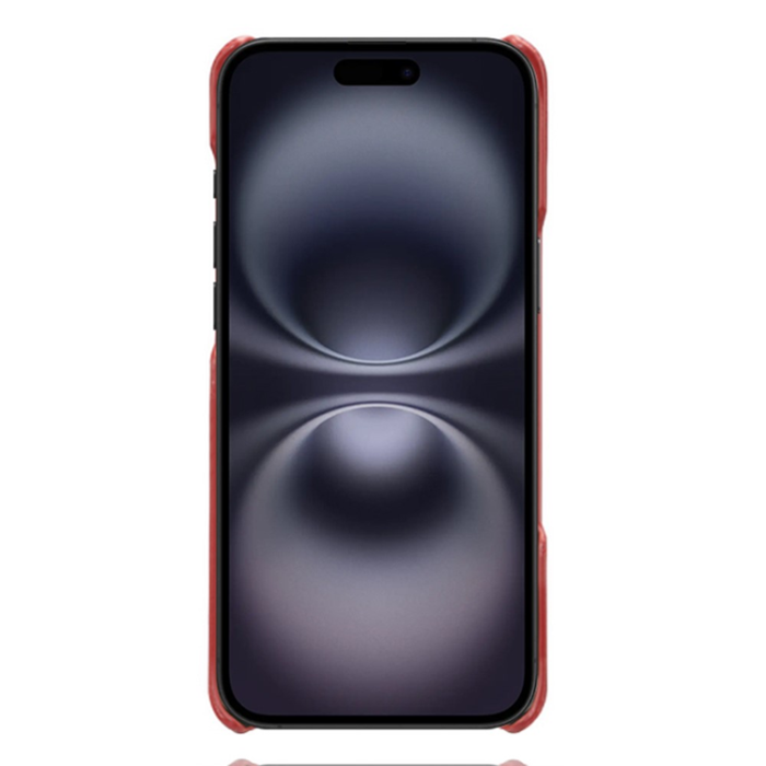 A-One Brand - iPhone 17 Air Mobilskal Korthållare Dual - Röd