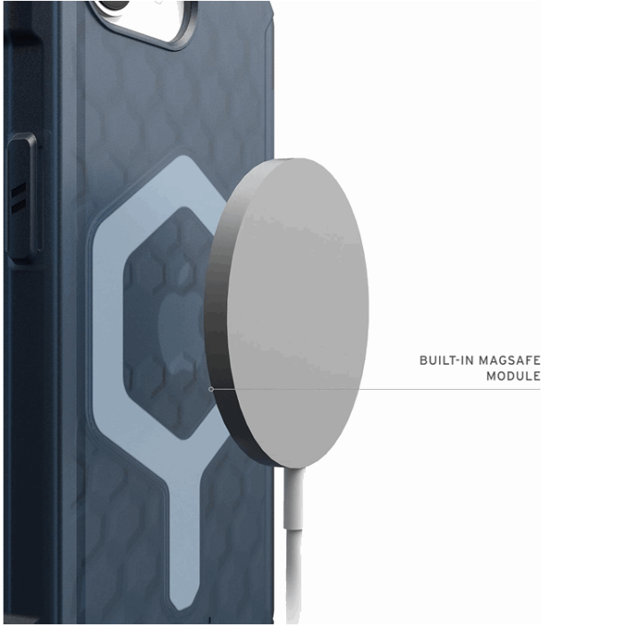 UAG - UAG iPhone 16e Mobilskal MagSafe Essential Armor - Molnblå
