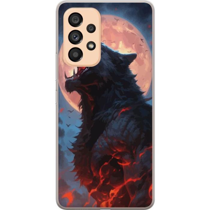 iSecrets - Mobilskal till Samsung Galaxy A53 5G med Ylande varg