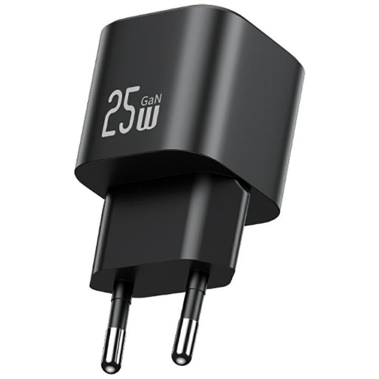 USAMS Snabbladdare 25W USB-C GaN Mini JC CC289 - Svart | 505295 | AlltMobil