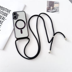 OEM - Mobilskal till iPhone 17 MagSafe med Axelrem - Svart