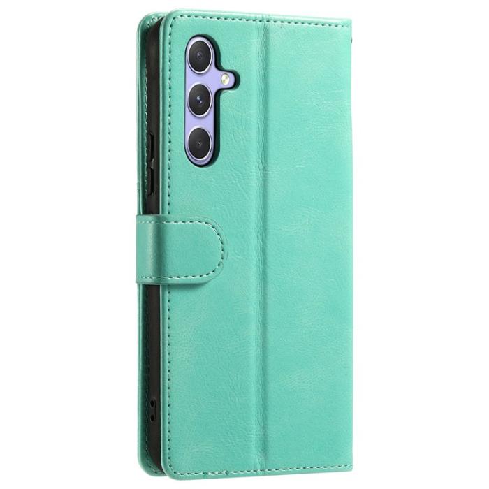 OEM - Samsung Galaxy S26 Plus Skal PU Läder 6 Kortfack - Mintgrön
