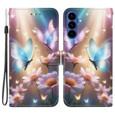 OEM - Samsung Galaxy S26 / S26 Pro Pl&aring;nboksfodral Konstl&auml;der - Fj&auml;ril Blommig
