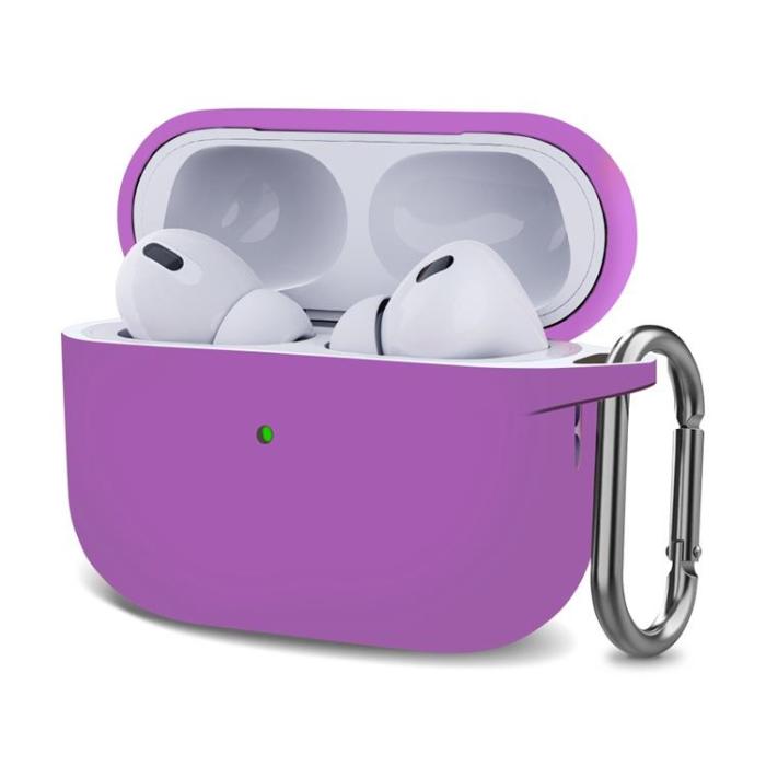 A-One Brand - AirPods Pro 2 Skal Silikon Buckle - Lila