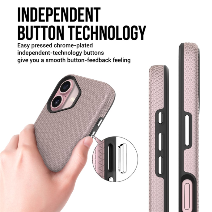 A-One Brand - iPhone 17 Mobilskal MagSafe Protective TPU+PC - Roséguld