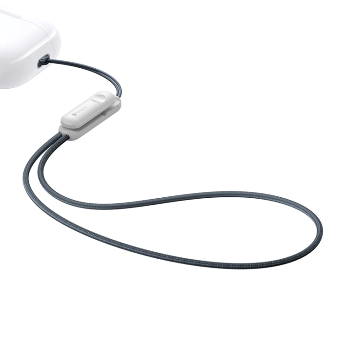 BASEUS - Baseus Halsbandsrem för AirPods hörlurar - Grå