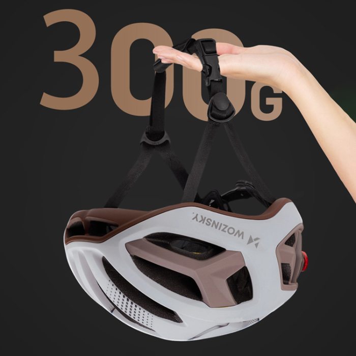 Wozinsky - Wozinsky Ultratunn landsvägshjälm M - Taupe