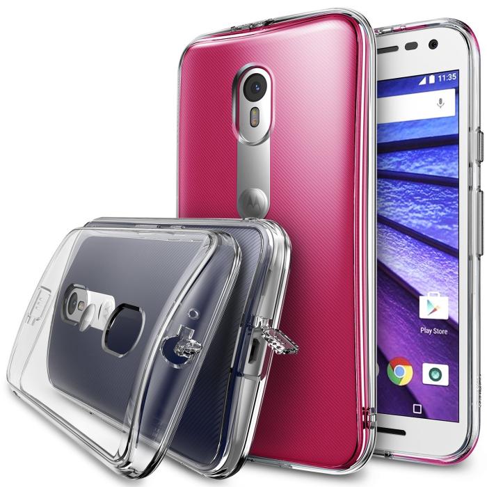 UTGATT5 - Ringke Fusion Skal till Motorola Moto G 3 - Crystal View