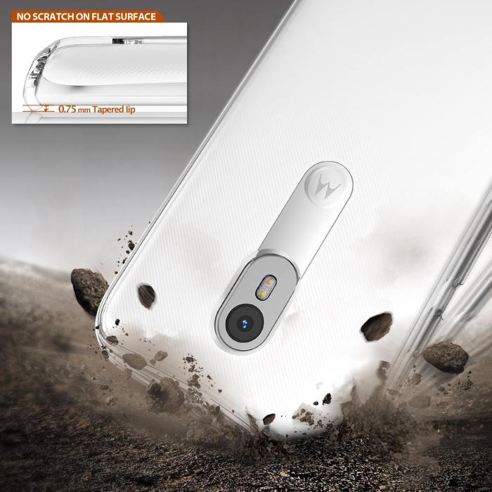 UTGATT5 - Ringke Fusion Skal till Motorola Moto G 3 - Crystal View