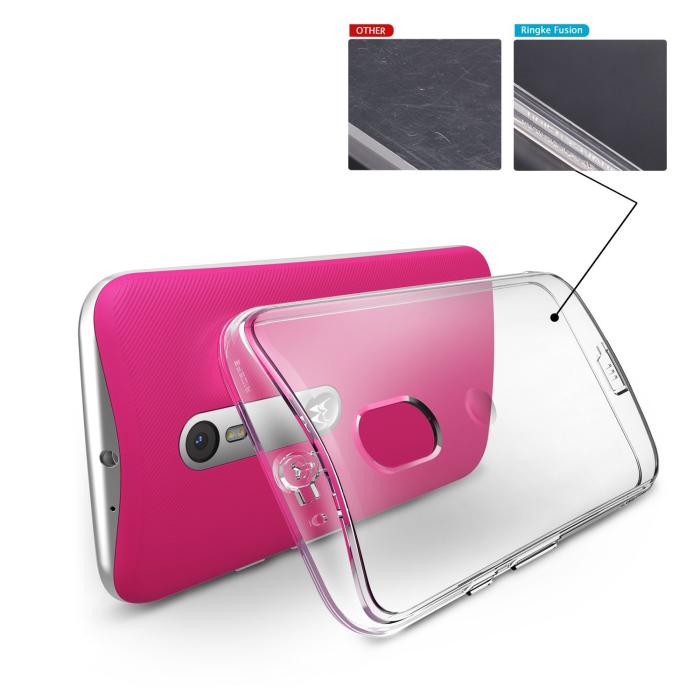 UTGATT5 - Ringke Fusion Skal till Motorola Moto G 3 - Crystal View