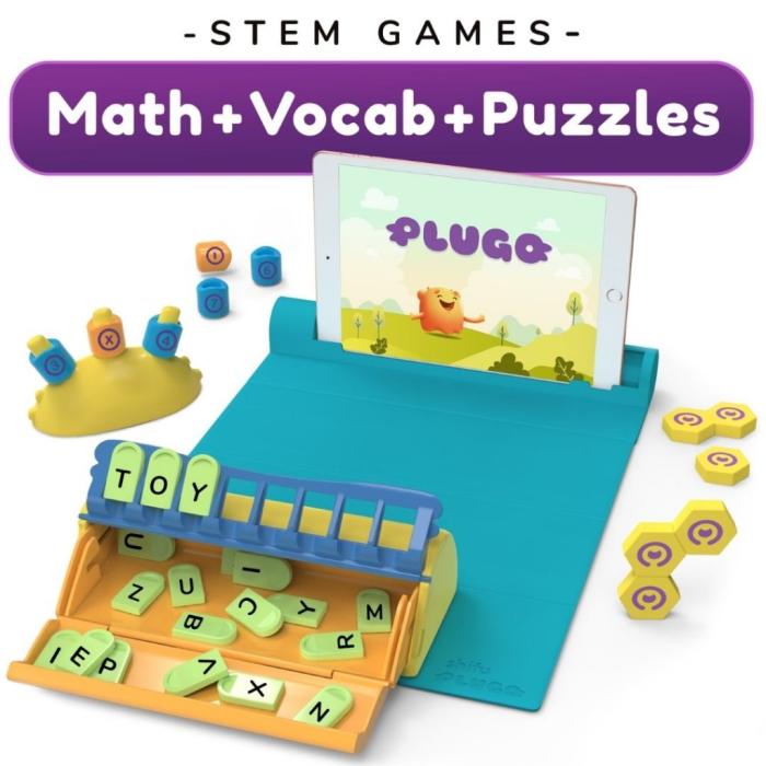 Shifu - Shifu Plugo: STEM Wiz Pack 3 spel i ett paket - Matematik, Ordförråd, Pussel,