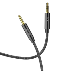 Hoco - HOCO Kabel AUX Jack 3.5mm till Jack 3.5mm UPA19 2 m black