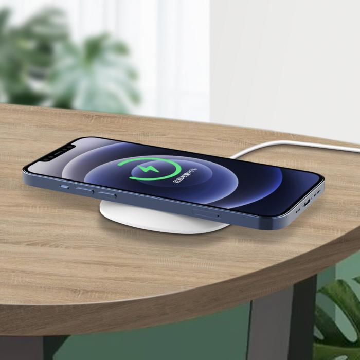 UTGATT1 - Desk Silikon Skal till Apple Magsafe Charger - Vit