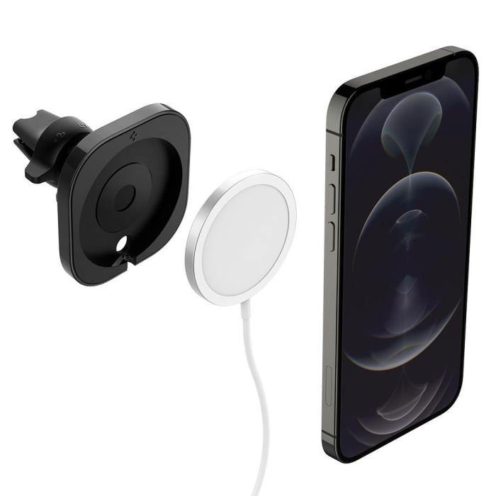 UTGATT1 - Spigen - Magfit Apple Magsafe Bilhållare - Svart