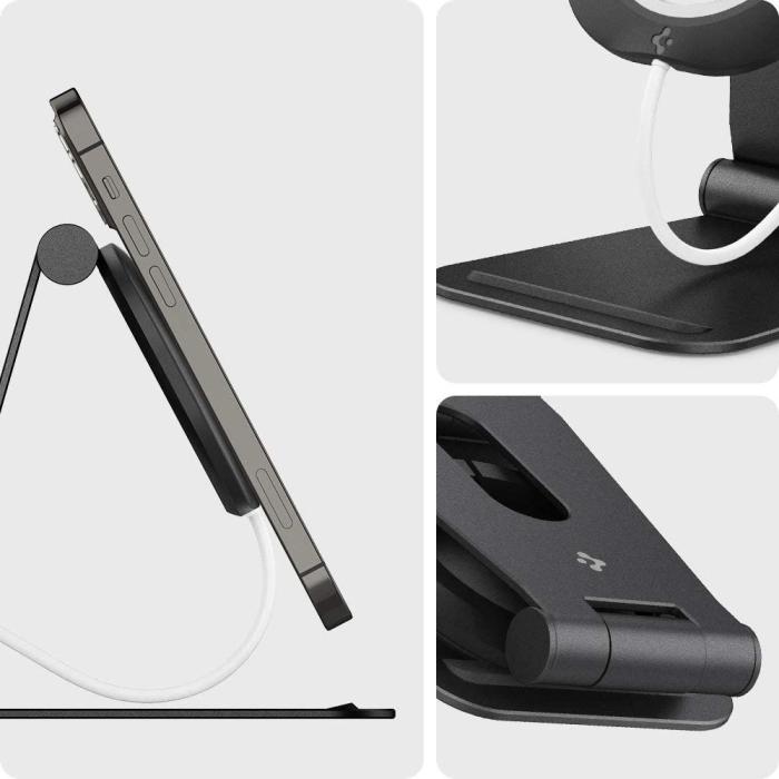 UTGATT5 - Spigen - Magfit S Apple Magsafe Charger Stand - Svart