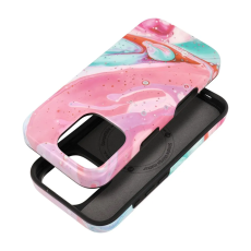 Forcell - Forcell iPhone 15 Mobilskal MagSafe Mirage - Rosa Marble