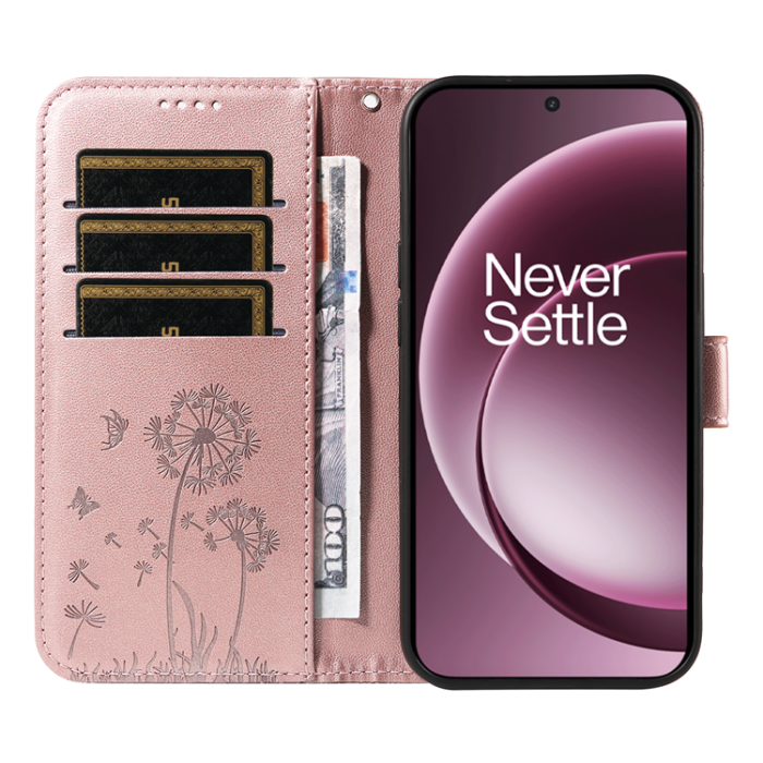 A-One Brand - OnePlus 15 Plånboksfodral Dandelion Imprint Konstläder