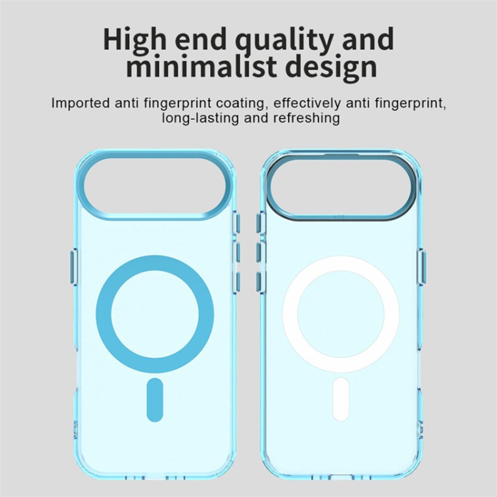 A-One Brand - iPhone 17 Air Mobilskal MagSafe Anti Drop Hybrid - Blå
