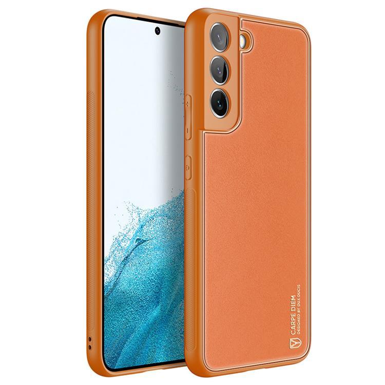 DUX DUCIS Galaxy S22 Plus Skal Yolo Elegant Läder - Orange | 2353 | AlltMobil