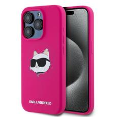 KARL LAGERFELD - Karl Lagerfeld Mobilskal till iPhone 15 Pro MagSafe Silicone Choupette