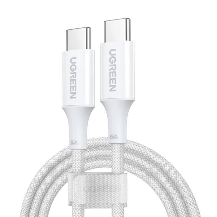 Ugreen - Ugreen US557 USB-C till USB-C kabel PD 100W 1m - Vit