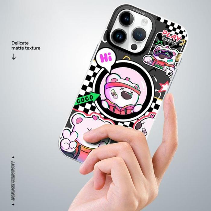 JAUCASE - JAUCASE iPhone 16 Pro Mobilskal MagSafe - Baseball Bear