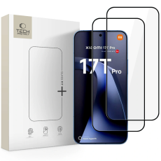 Tech-Protect - [2-Pack] Tech-Protect H&auml;rdat Glas Sk&auml;rmskydd F&ouml;r Xiaomi 17T Pro Glas Fit Plus