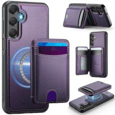 OEM - JEEHOOD Samsung Galaxy A15 5G Mobilskal Konstl&auml;der - Lila